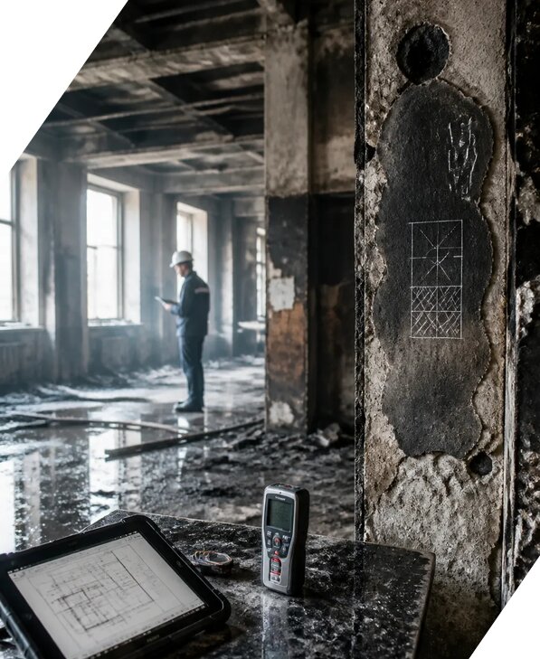 Обследование зданий после пожара в Брянске от 16127 р. | ЭкспертизаРоссия