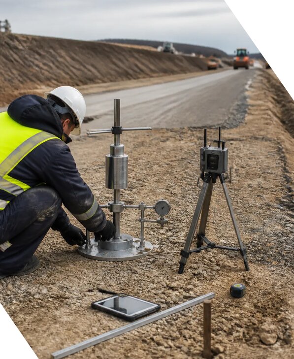 Испытание земляного полотна автомобильных дорог в Брянске