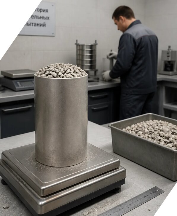 Определение насыпной плотности щебня в Брянске от 2688 р. | ЭкспертизаРоссия