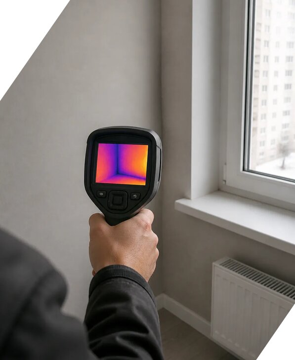 Тепловизионное обследование квартиры в Брянске от 4300 р. | ЭкспертизаРоссия